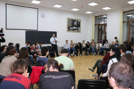 მინისტრის შეხვედრა „აუდიტორია 115“-ის წევრებთან