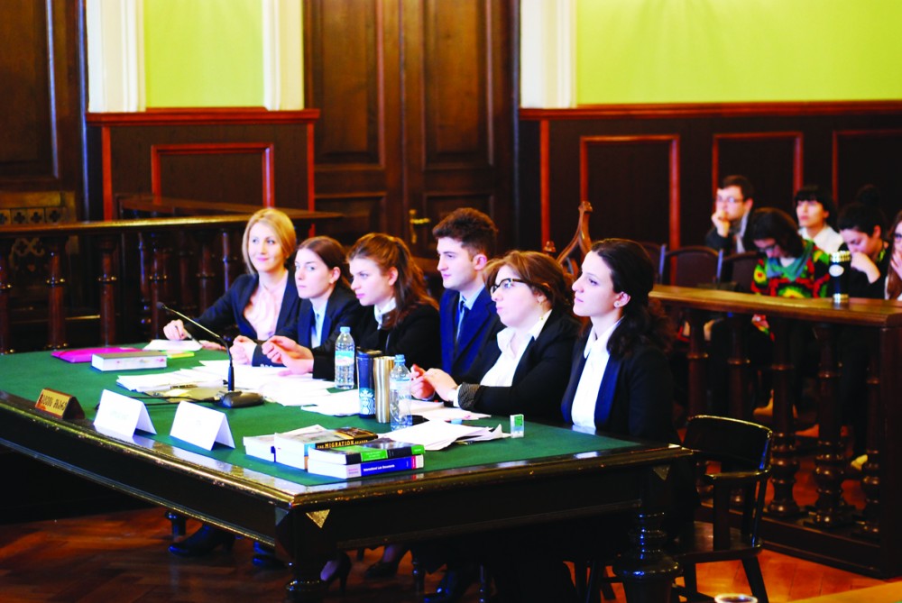 თსუ სტუდენტები - საერთაშორისო იმიტირებულ სასამართლო პროცესზე