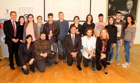 აშშ-ის სახელმწიფო მდივნის მრჩეველი სტუდენტებს შეხვდა