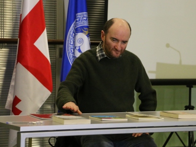 შეხვედრა პოეტ გაგა ნახუცრიშვილთან